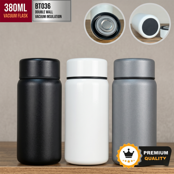 BT 036 REFINED 380ML stainless steel vacuum flask coffee & tea cup