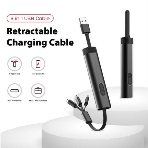 EA 100 MULTICABLE Slide out- 3 in 2 Fast Charge