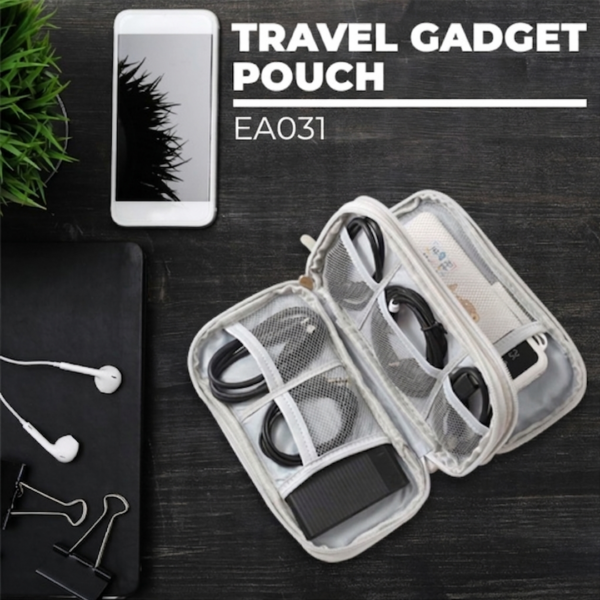 EA 031 Double Layer Travel Gadget Organizer Pouch