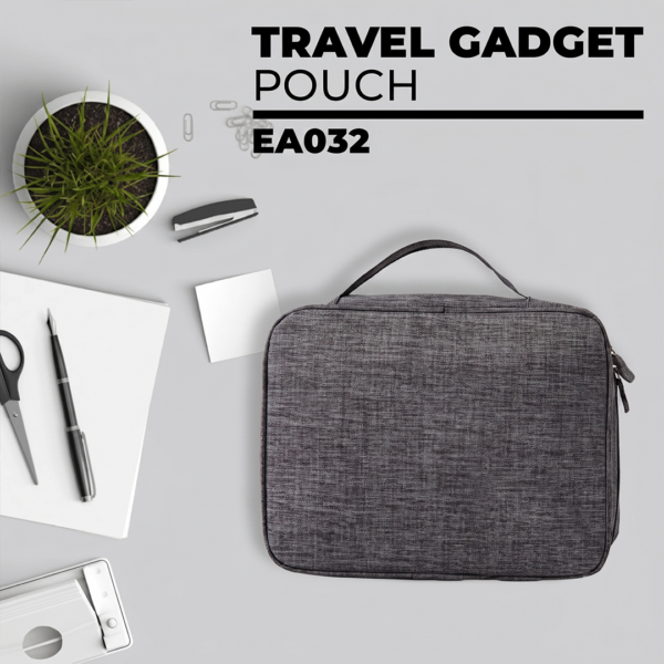 EA 032 Travel Gadget Organizer Pouch - Large Capacity