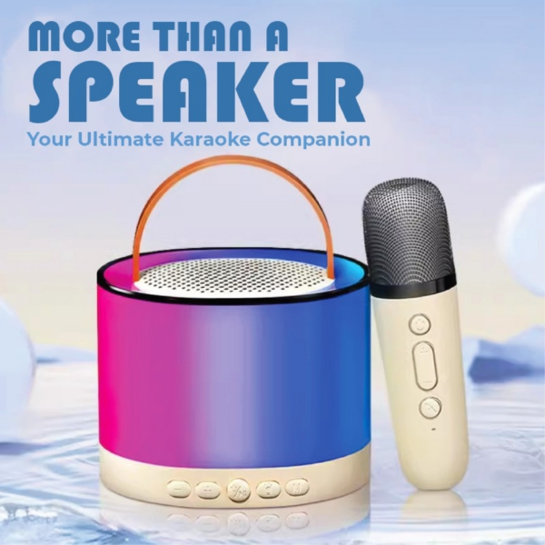 EA 084 KBOX-52 Portable Karaoke Bluetooth Speaker + Microphone