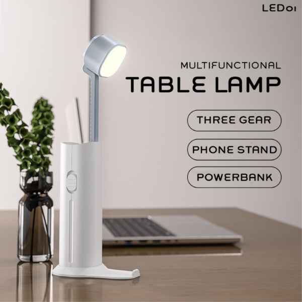 EA 050 4 in 1 LED Lamp Touch Table Lamp - Mobile Stand - Emergency Powerbank