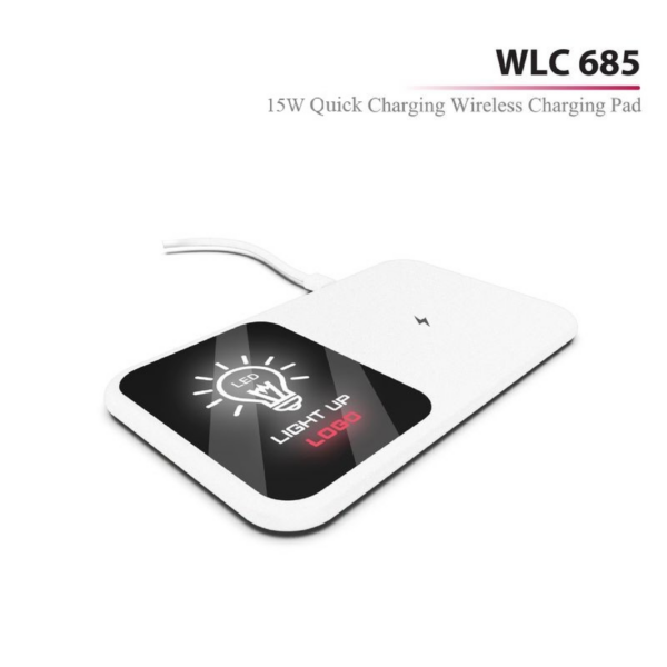 EA 077 AIRGLOW LED Light Up Logo 15W Quick Charging Wireless Charger