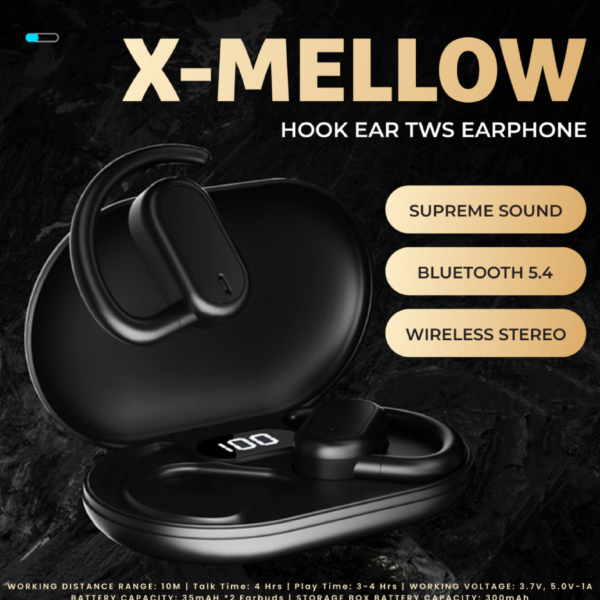 EA 079 X-Fusion TWS BlueTooth Earbud Supreme Sound Quality - Water Resistant