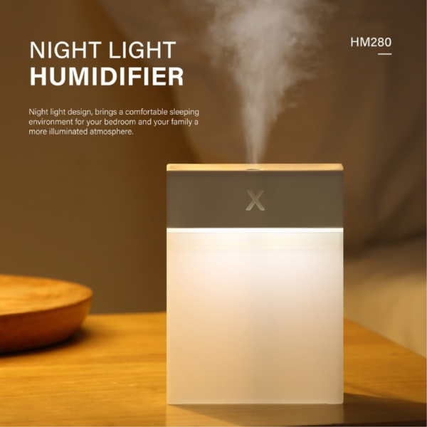 EA 120 HUMIDIFIER 280ML With Night Light - Air Humifidication & Hydration