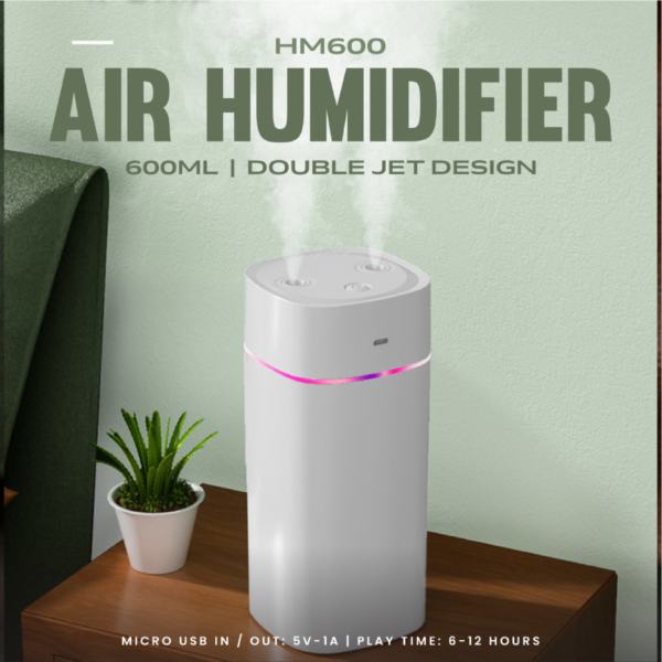 EA 122 DUAL SPRAY HEAD HUMIDIFIER 600ML Air Humifidication & Hydration