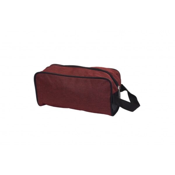 BG 071 2 Tone Nylon 1 Compartments Pouch Bag