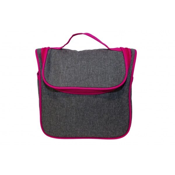 BG 151 2 Tone Nylon-1 Compartments-Toiletries Bag