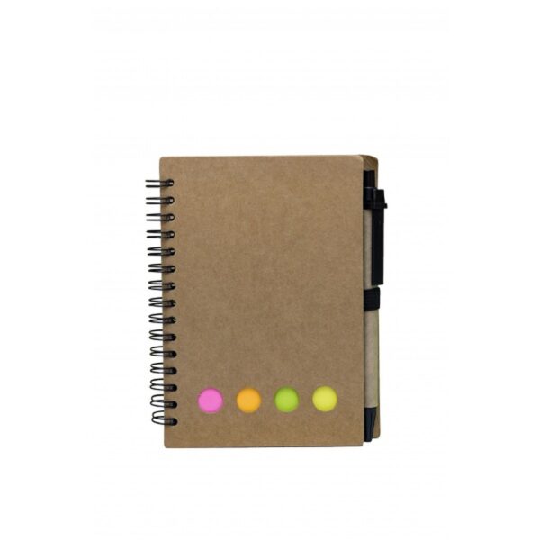 ST 077 Eco Cover with Pen - Eco Notebook