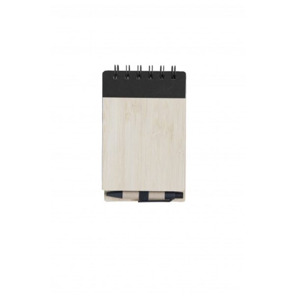 ST 092 Bamboo Cover with Pen - Eco Notepad