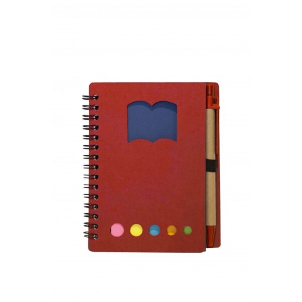 ST 082 Eco Notepad with Pen - Eco Notebook