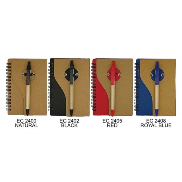 ST 096 Eco Notepad with Pen - Eco Notepad