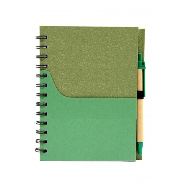 ST 097 Eco Notepad with Pen - Eco Notepad